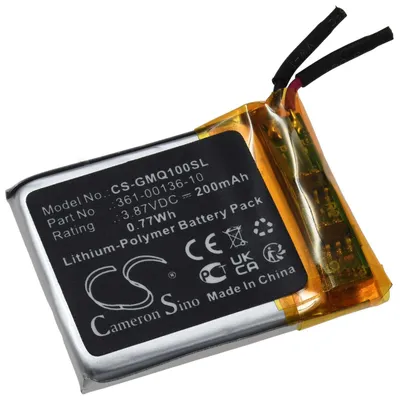 Image de Batterie compatible avec Garmin type 361-00136-21