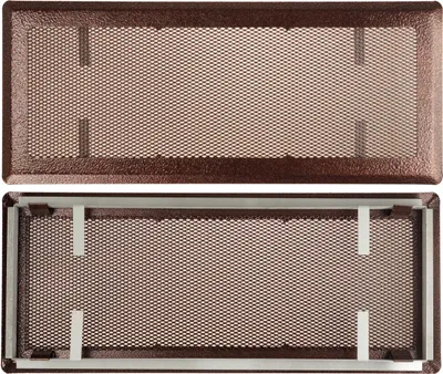 Produktbild von Ventilationsgitter Lüftungsgitter FEINZ - 16x45 cm - Kupfer - Hochwertig - Elegant - Langlebig