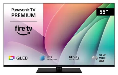 Obrázok produktu pre Panasonic TV-55W80AEZ, 139,7 cm (55"), 3840 x 2160 px, QLED, Smart TV, Wi-Fi, Čierna