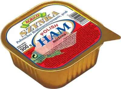 Produktbild von AGRICO Polish Ham Brühwursterzeugnis grob 300g