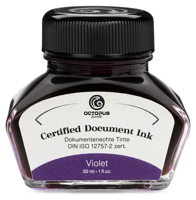 Produktbild von Document Ink violet, dokumentenechte Tinte,  nach DIN ISO 12757-2, 30 ml