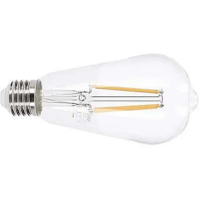 Zdjęcie produktu dla SIGOR 7W Rustika Filament przezroczysty E27 806lm 2700K ściemnialna lampa LED ST64