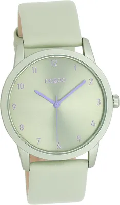 Produktbild von Oozoo Damen Armbanduhr grün Analog Timepieces Lederarmband D2UOC11077