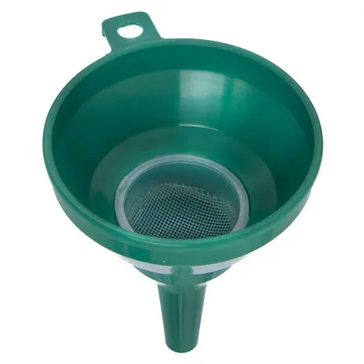 Produktbild von ORION Küchentrichter 8 cm + Sieb Siebtrichter Einfülltrichter für Flaschen Glasballons mit Bier Wein Saft