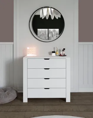 Produktbild von Skye Decor, Duru 1600-31 - White, Kommode, Weiß, 100 % MELAMINBESCHICHTETE SPANPLATTEN, 90 x 42 x 85 cm