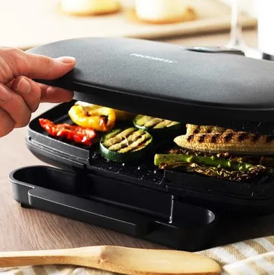 Produktbild von Progress Smartstone EK4366 Elektrischer Tischgrill, 1000 Watt, Thermostat