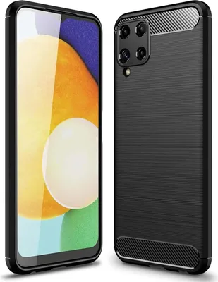 Produktbild von Hülle Carbon für Samsung Galaxy A22 4G / M22 Schutzhülle Handy Case TPU Cover Handyhülle