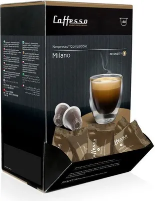 Produktbild von Caffesso Milano 60ks - 100%  kompatibilní kapsle do kávovarů Nespresso, DeLonghi a Krups