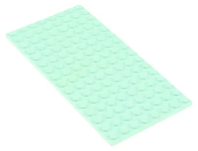 Produktbild von 1x Lego Bau Platte 8x16 hell aqua blau beidseitig bebaubar 6295267 92438