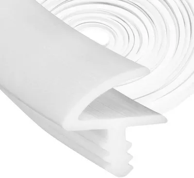 Produktbild von Dichtung aus TPE, weiß, 25 Meter, schalldämmend und feuchtigkeitsabweisend