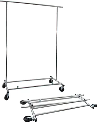 Produktbild von Klappbarer & stabiler Kleiderständer auf Rollen 130 cm breit
