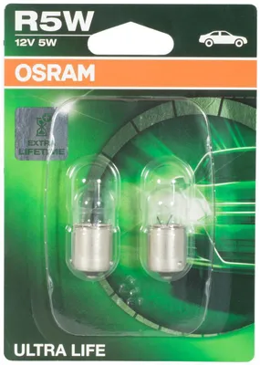 Zdjęcie produktu dla Osram Ultra Life, 5 W, 12 V, R5W, 2 szt.
