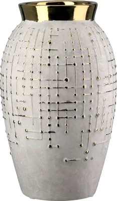 Immagine prodotto di Gilde Vase, bauchig, "Madrid", Keramik, beige, VE 2, H. 33 cm, D. 18 cm 58191