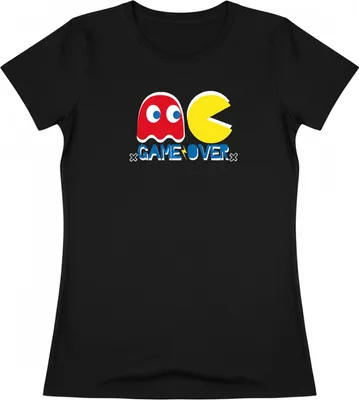 Obrázek produktu pro Pac-Man – tričko „Game Over“ pro ženy CD1388 (L) (černé)