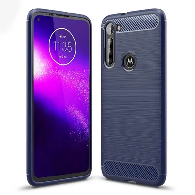 Immagine prodotto di Custodia Carbon Shield TPU Mėlyna per Moto G8 Power KP9405