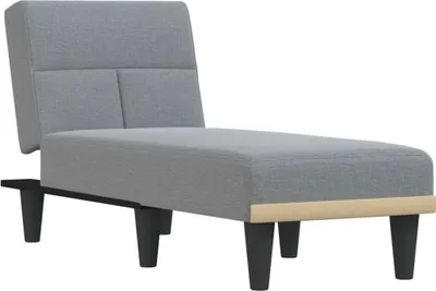 Obrázok produktu pre vidaXL Ležadlo Light Grey Fabric