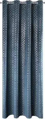 Obrázok produktu pre Zatemňovací záves s očkami Velúr Velvet nepriehľadný 135 x 250 cm - modrý