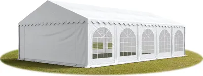 Produktbild von TOOLPORT Hochwertiges Zelt Partyzelt Festzelt 6x10 m PVC weiß wasserdicht