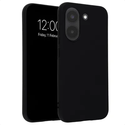 Image de Coque arrière de protection colorée pour Xiaomi Poco X8 Pro - Noir