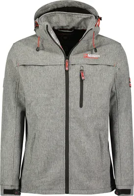 Produktbild von Geographical Norway Herren Softshell Übergangsjacke Model: Tarmak, Farbe: Hellgrau, Größe M