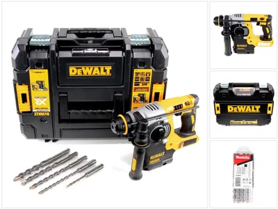 Produktbild von DeWalt DCH 273 NT Akku Kombihammer 18V 2,1J SDS-Plus Brushless + TSTAK + 5x Hammerbohrer - ohne Akku, ohne Ladegerät