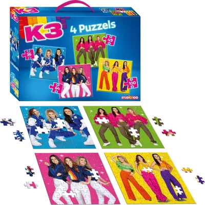 Obrázok produktu pre K3 Puzzle 4v1 - Hviezdy