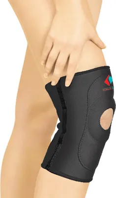 Produktbild von Kniebandage NEOPREN offene Kniescheibe gepolstert schwarz 2-M