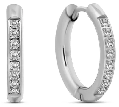 Image de Boucles d'oreilles pour femmes CO88 Collection 8CE-70580 Couleur argent