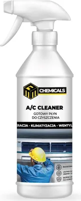 Produktbild von MRM CHEMICALS Klimaanlagenreiniger 1L 1 Liter, beseitigt störende Gerüche, stellt die Frische der geblasenen Luft wieder her, für Autos