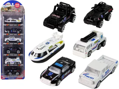 Obrázok produktu pre Policajné autá Set 1:64