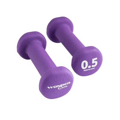 Zdjęcie produktu dla Wonder Core - Hantle neoprenowe - 05 kg - Zestaw 2 szt