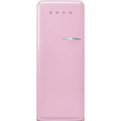 Produktbild von Smeg FAB28LBL5 Freistehendes KÃ1/4hlgerät mit Gefrierfach, Schwarz, 244 l Nutzinhalt KÃ1/4hlteil, 26 l Nutzinhalt Gefrierteil, 60,1 cm Breite, , 139 kWh/Jahr, 4 Sterne, 38 dB Geräuschemissionen, Inverter-Motor