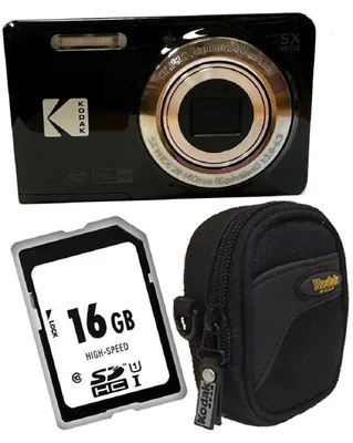 Produktbild von Kodak PixPro FZ55 schwarz Digitalkamera Set Angebot von PHOTO PORST