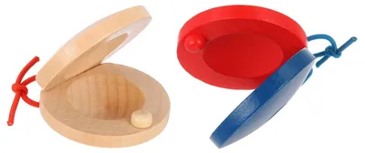 Image de Maracas en bois - ensemble de 2 instruments de percussion