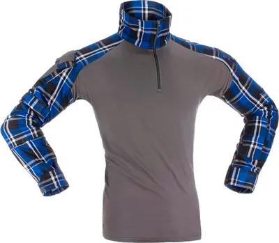 Immagine prodotto di Maglietta a maniche lunghe in flanella Invadergear Combat, grigio, taglia L da uomo