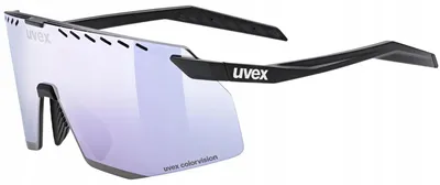 Zdjęcie produktu dla Okulary rowerowe Uvex Pace Stage CV - black mat/mir.lavender