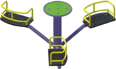 Produktbild von Spielplatz Kinderkarussell Riesenschaukel Balancierschaukel Spielpark Karussell