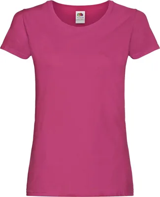 Produktbild von Fruit of the Loom - "Original" T-Shirt für Damen LT1836 (XXL) (Fuchsie)