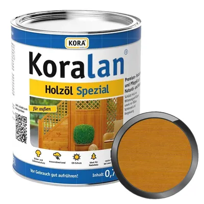 Produktbild von KORA Koralan Holzöl-Spezial 0.75 Liter Eiche Hell