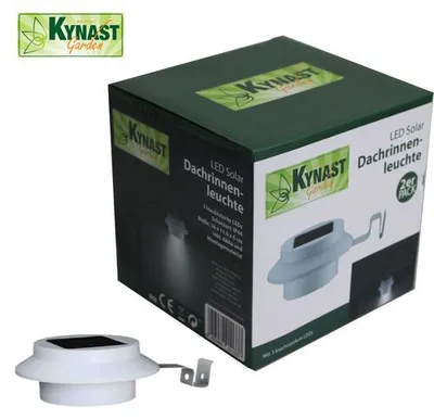 Image de Kynast Garden LED Lampe solaire de gouttière pour trottoir ou clôture, 2 pièces