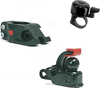 Produktbild von Hebie Fahrradanhänger kupplung Fahrrad Anhängerkupplung + Adapter inkl. 1 x Fahrradklingel