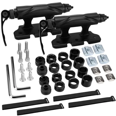 Image de Ensemble de 2 supports de vélo pour fixation sur la fourche avant