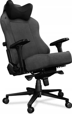 Produktbild von YUMISU Gaming Stuhl Bürostuhl 2054 Höhenverstellbar bis 150kg Belastbar Rückenlehne und Sitz aus Kaltschaum GRAU SCHWARZ Stoff