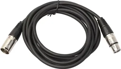 Immagine prodotto di INF Cavo di Prolunga Microfono XLR Maschio-Femmina, Audio Bilanciato a 3 Pin 1 m
