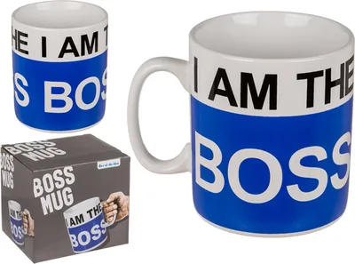 Image de OOTB Tasse I am the Boss env. 13 x 11 cm