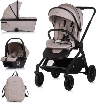 Obrázek produktu pro Chipolino Magnum 3 in 1 carrycot sportovní sedačka i-Size dětská autosedačka béžová