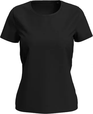 Produktbild von Stedman ST7600 | WomenŽs Lux T-Shirt Rundhals gekämmte Baumwolle - Farbe: Black Opal - Größe: S