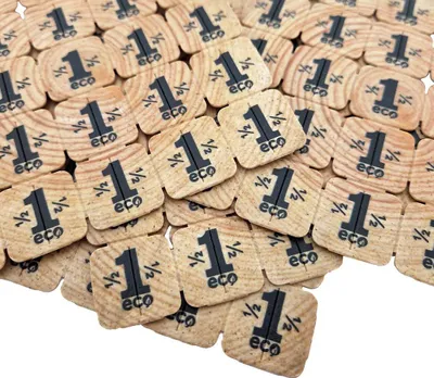 Zdjęcie produktu dla Monety drewniane CombiCraft na matach - 1000 sztuk