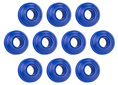 KesTek Planenoesen Kunststoffoesen Segeloesen Zeltoesen Blau 10er Set 11mm 4066986405433 407939 40543KT