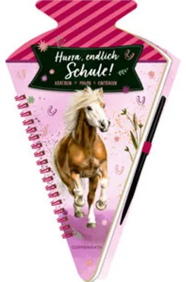 Produktbild von Schultüten-Kratzelbuch - endlich Schule! (Pferdefreunde)